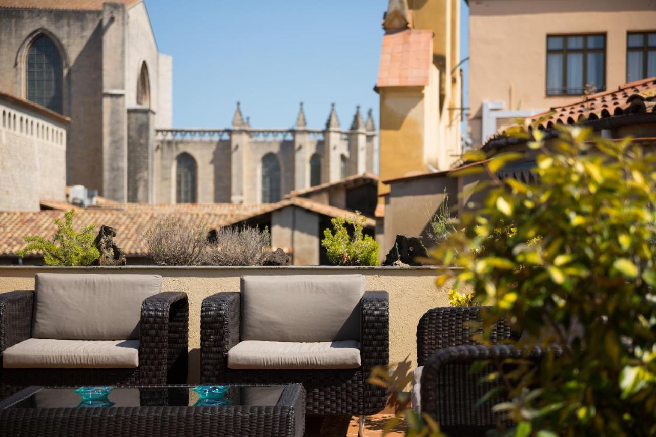 Hotel Historic Girona Bagian luar foto